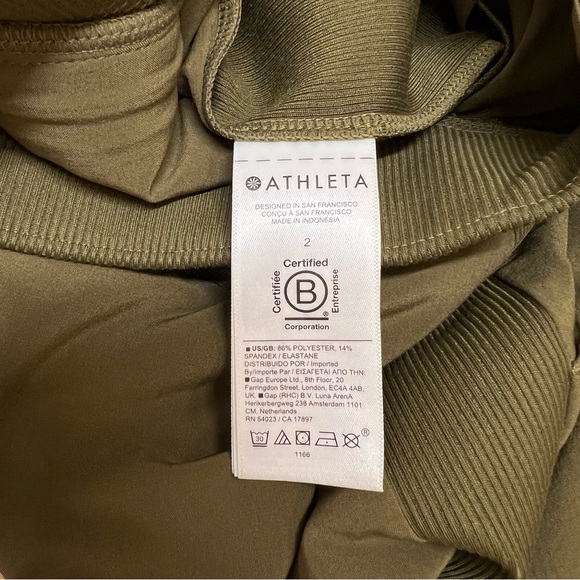 Athleta BROOKLYN MID RISE ANKLE PANT Green WomenSize 2 . - Picture 11 of 13